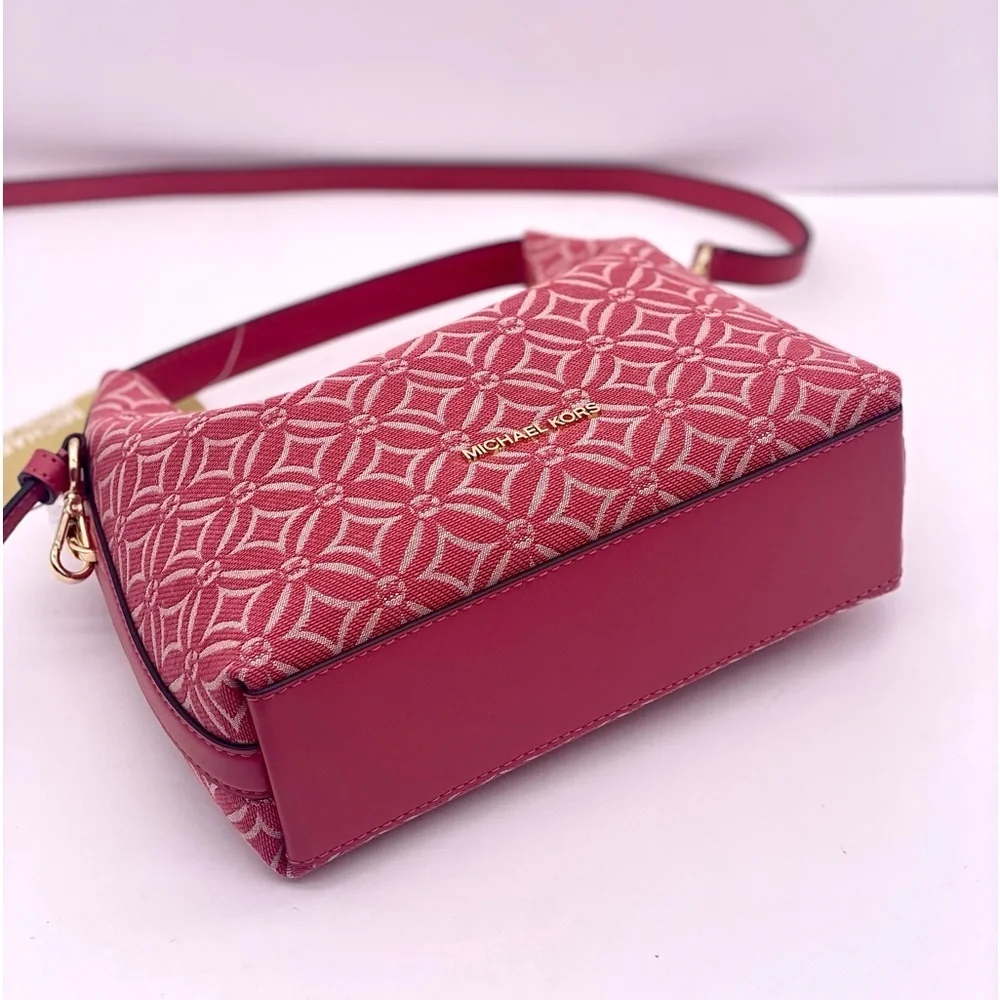 Michael Kors Ember Small Shoulder Crossbody Bag MK Light Berry Multi